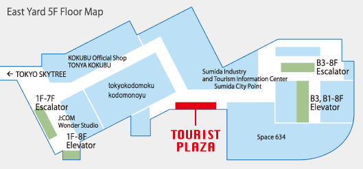Tobu Group Tourist Plaza Map